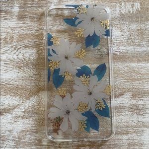 New Teal & Gold Floral iPhone 7 Plus/8 Plus Case
